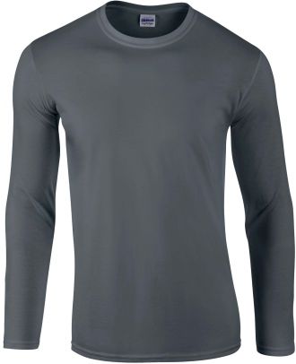 T-shirt homme manches longues Softstyle GI64400 - Charcoal