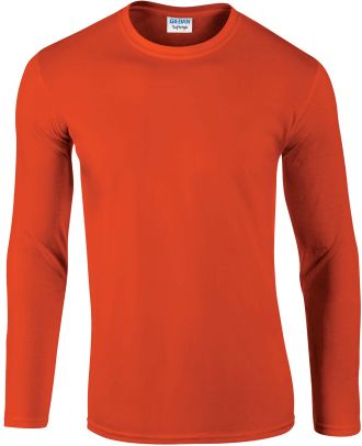 T-shirt homme manches longues Softstyle GI64400 - Orange