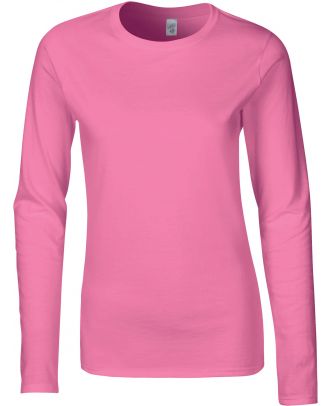 T-shirt femme manches longues Softstyle GI64400L - Azalea