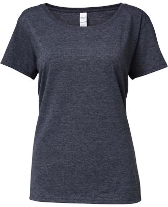 T-shirt femme Softstyle® Deep Scoop 64550L - Dark Heather