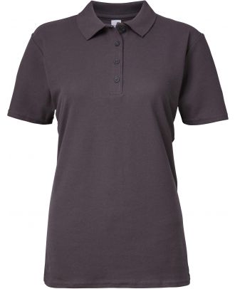 Polo femme Softstyle double piqué GI64800L - Charcoal