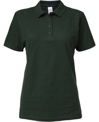 Polo femme Softstyle double piqué GI64800L - Forest Green