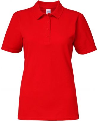 Polo femme Softstyle double piqué GI64800L - Red