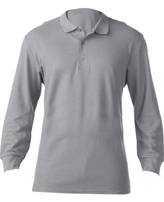 Polo homme manches longues prémium 85900 - RS Sport Grey