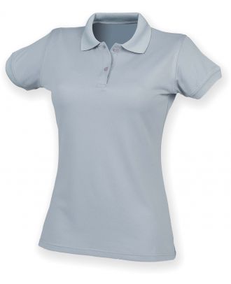 Polo femme Coolplus H476 - Silver Grey