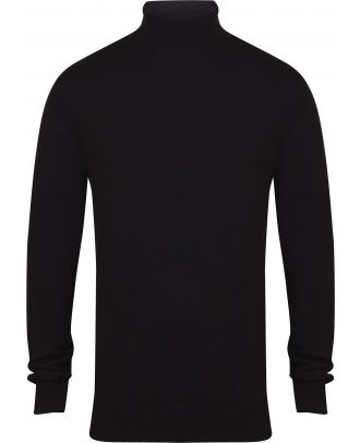 Pull homme col roulé H727 - Black