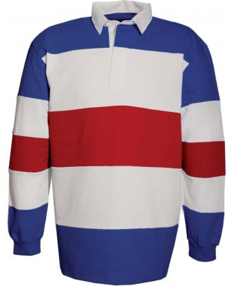 Polo rugby K215 - Royal Blue / White / Red