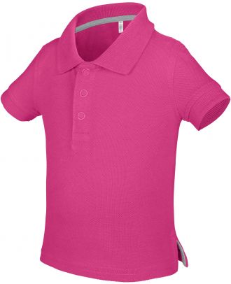 Polo bébé manches courtes K248 - Fuchsia