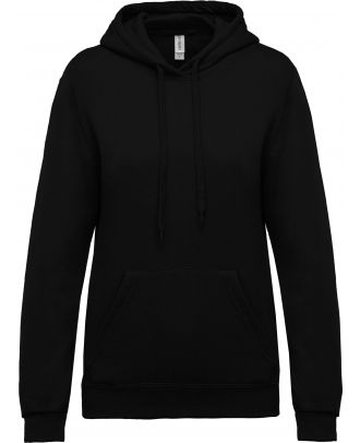 Sweat-shirt femme à capuche K473 - Black 