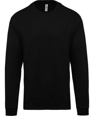 Sweat-shirt unisexe col rond K474 - Black