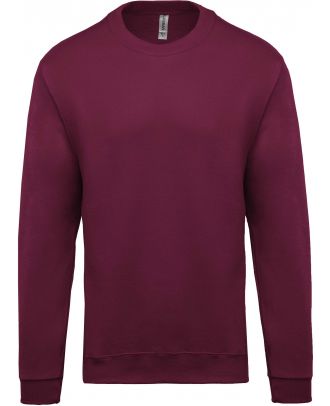 Sweat-shirt unisexe col rond K474 - Wine