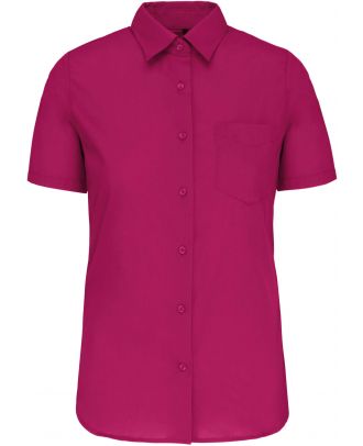 Chemise manches courtes femme Judith K548 - Fuchsia