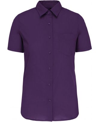 Chemise manches courtes femme Judith K548 - Purple