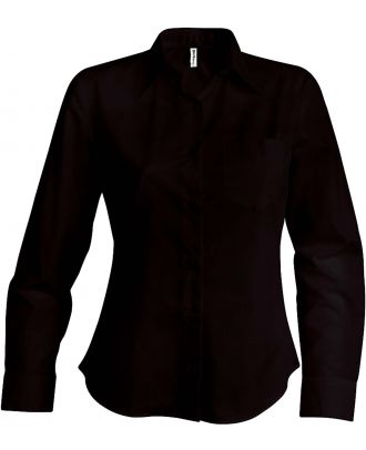 Chemise manches longues femme Jessica K549 - Brown