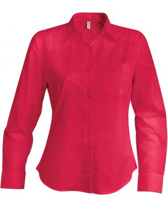Chemise manches longues femme Jessica K549 - Classic Red