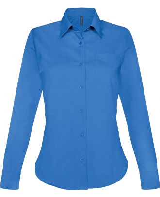 Chemise manches longues femme Jessica K549 - Light Royal Blue