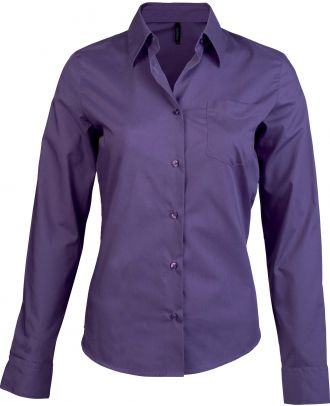 Chemise manches longues femme Jessica K549 - Purple