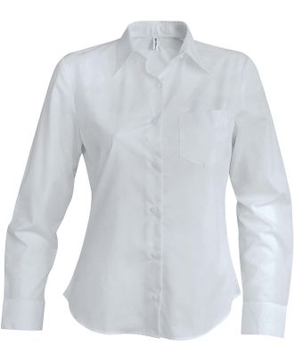 Chemise manches longues femme Jessica K549 - White