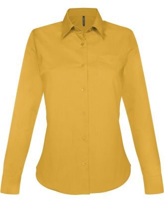 Chemise manches longues femme Jessica K549 - Yellow