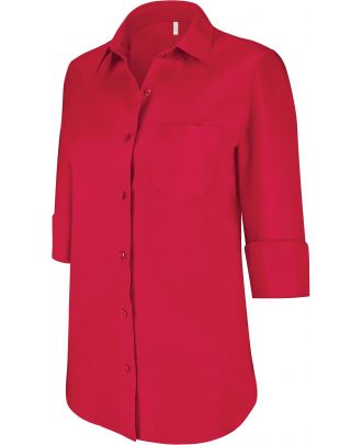 Chemise manches 3/4 femme K558 - Classic Red