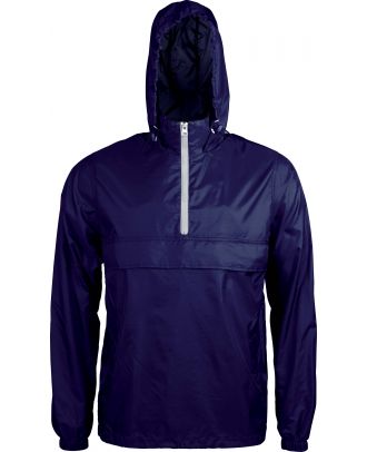 Coupe vent 1/4 zip K602 - Navy / White