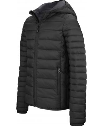 Doudoune enfant légère à capuche K6112 - Black