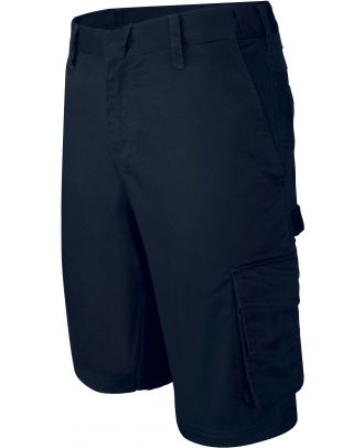 Bermuda de travail multipoches K763 - Navy