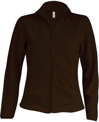 Veste femme micropolaire Maureen K907 - Dark Chocolate