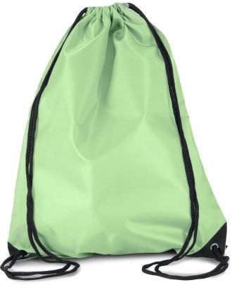 Sac à dos avec cordelettes KI0104 - PISTACHIO GREEN - 44 x 34 cm