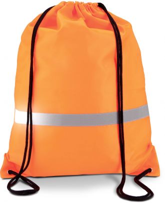 Sac à dos Fluo avec cordelettesKI0109 - Fluorescent Orange