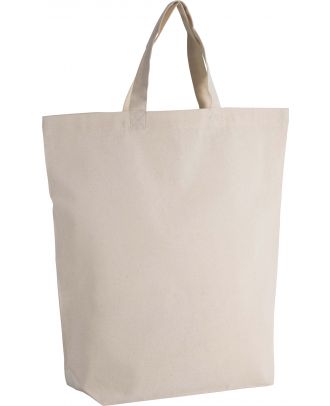 Sac shopping en coton KI0247 - Natural de travers