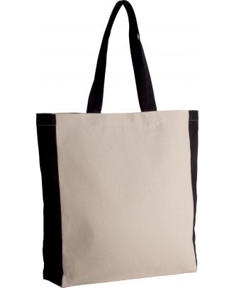 Sac cabas bicolore KI0275 - Natural / Black