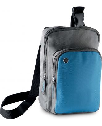 Sac bandoulière KI0301- Slate Grey / Aqua Blue