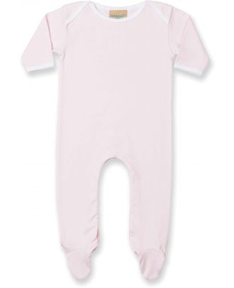 Pyjama bébé LW053 - Pale Pink / White