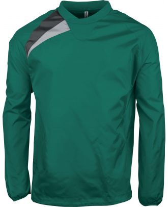 Sweatshirt de pluie unisexe PA330 - Dark Green / Black / Storm Grey