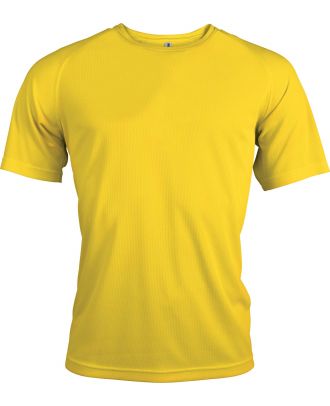 T-shirt homme manches courtes sport PA438 - True Yellow