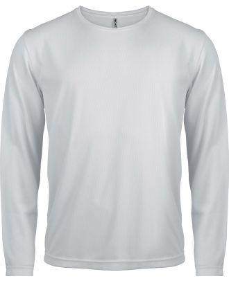 T-shirt homme manches longues sport PA443 - White