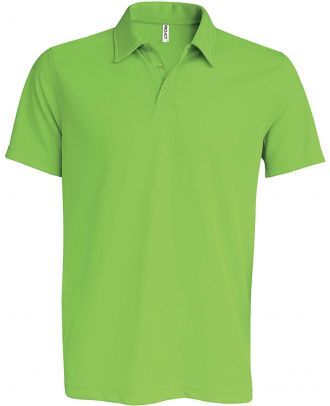 Polo homme sport manches courtes PA482 - Lime