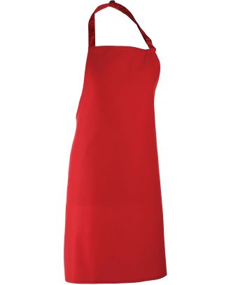 Tablier à bavette "Colours" PR150 - Red