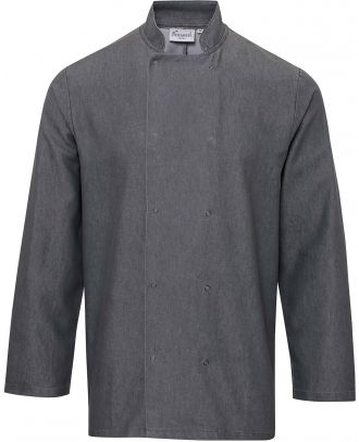 Veste chef cuisinier PR660 - Grey Denim
