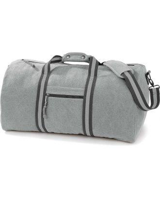 Sac de voyage vintage en toile QD613 - Vintage Light Grey - 58 x 30 x 30 cm