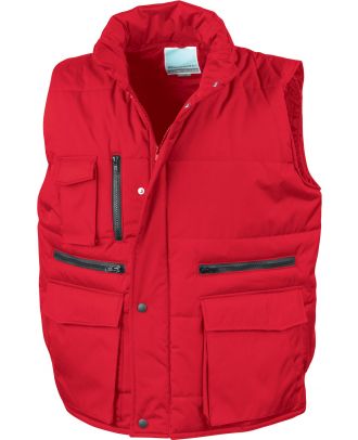 Bodywarmer matelassé Ripstop R127 - Red