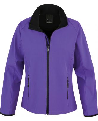 Veste Softshell femme Printable R231F - Purple / Black