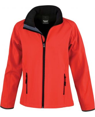 Veste Softshell femme Printable R231F - Red / Black