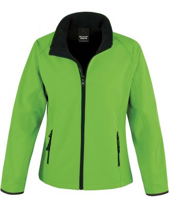 Veste Softshell femme Printable R231F - Vivid Green / Black