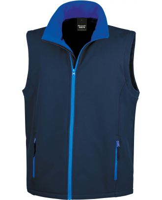 Bodywarmer Softshell Homme Printable R232M - Navy / Royal