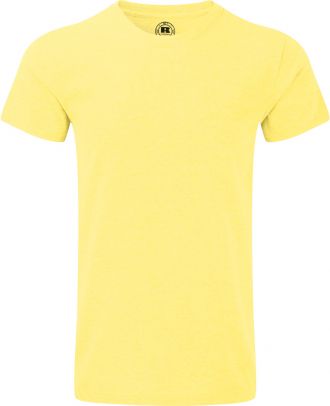 T-shirt polycoton col rond RU165M - Yellow Marl