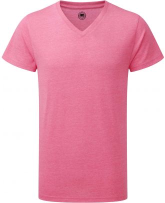 T-shirt homme col V RU166M - Pink Marl
