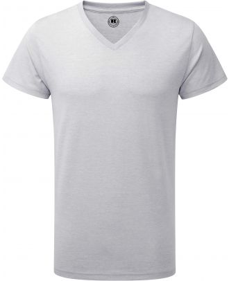 T-shirt homme col V RU166M - Silver Marl