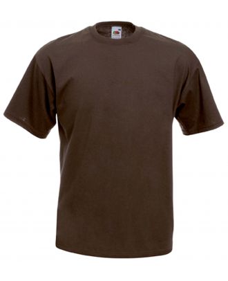T-shirt homme manches courtes Valueweight SC221 - Chocolate
